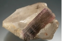 Elbaite on Quartz