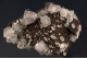 Fluorite and calcite on siderite