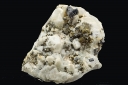 Galena and chalcopyrite and quartz