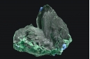 Malachite Pseudomorph after Azurite with Plancheite