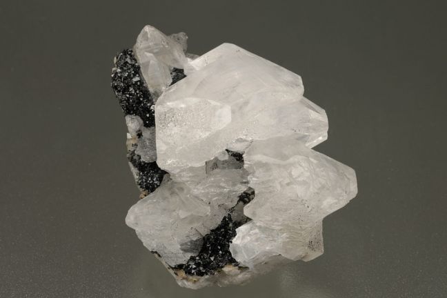 Calcite with Ilvaite