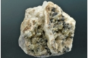 Hemimorphite & Galena on Fluorite